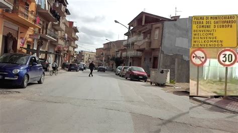 Palma Di Montechiaro Strade Parte Dal Bivio Di Camastra Al Bivio