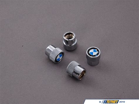 36110421544 Valve Stem Caps Bmw Roundel Logo Set Of 4 Turner