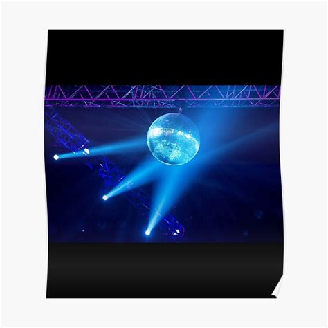 Disco Ball Poster Poster For Sale By Adaspencer Redbubble