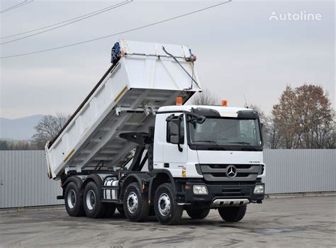 Wywrotka MERCEDES BENZ ACTROS 4144 Kipper 5 80 BORDMATIC 8x4 Na