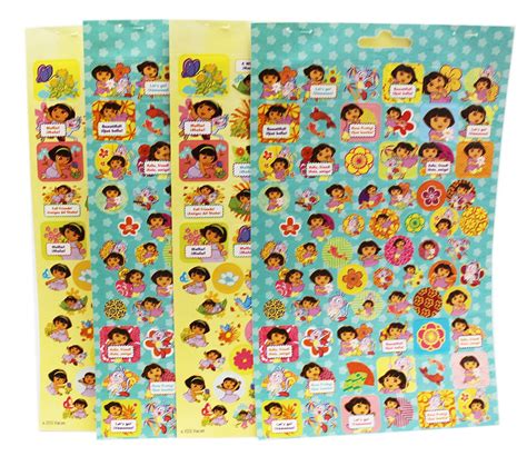 Dora the Explorer Dora and Boots Best Friends Assorted Sticker Sheets ...