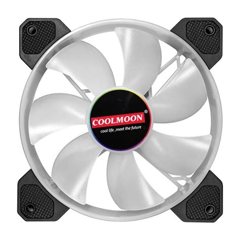 Quạt Tản Nhiệt Fan 14cm Led RGB Coolmoon Y14 Đồng Bộ Hub Coolmoon