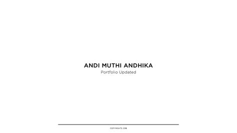 Muthi Portfolio New By Muthi Andhika Issuu