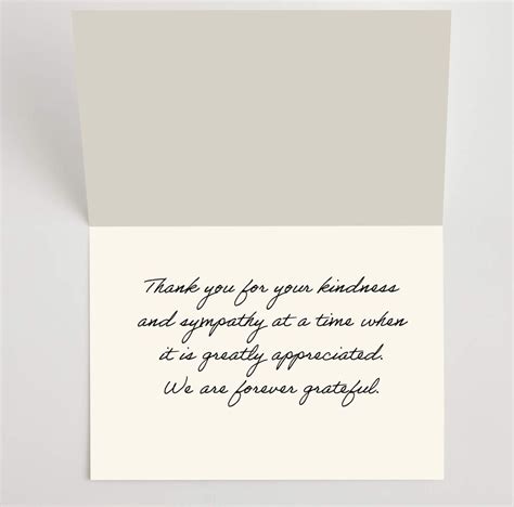 Floral Funeral Sympathy Bereavement Thank You Cards With Envelopes