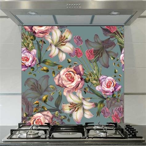 New Floral Splashbacks - Flower Power On Glass! | For The Floor & More