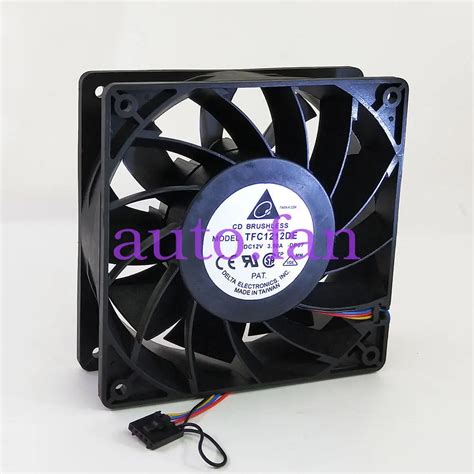 Ventilador De Caja De Ordenador PC Para TFC1212DE Delta 120mm DC 12V