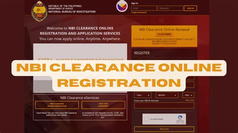 Nbi Clearance Online Registration National Police Clearance