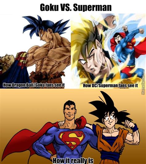 25 Hilarious Goku Vs Superman Memes That Show Who's The Real Hero ...