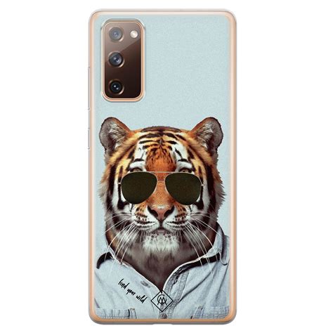 Samsung Galaxy S Fe Siliconen Hoesje Tijger Wild Casimoda Nl