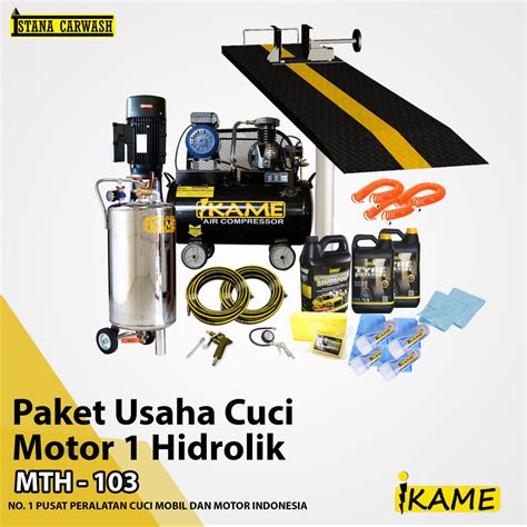 Paket Alat Usaha Cuci Motor 1 Hidrolik MTH 103 Ikame The Best Equipment