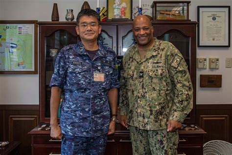 Dvids Images Jmsdf Escort Flotilla Two Visits Cfas Image Of