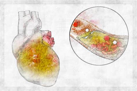 Obese Heart Illustration Stock Illustration Illustration Of Concept 293274872