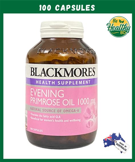 Blackmores Evening Primrose Oil Mg Capsules Behealthybd