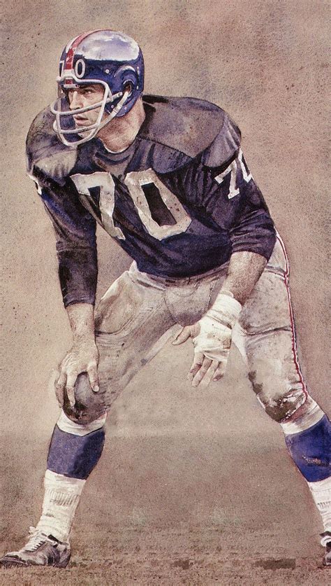 Sam Huff Ny Giants By Merv Corning New York Football New York Giants