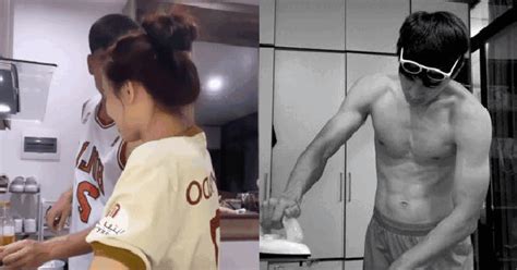 Hot girl khoe bồ cầu thủ ủi đồ và gấp quần áo cho mình netizen chỉ chú ý đến dàn múi bụng căng đét