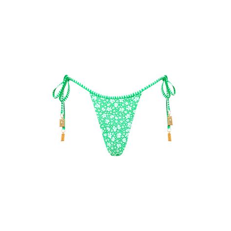 Micro Thong Tie Side Bikini Bottom Tequila Spritz GOWNRAY