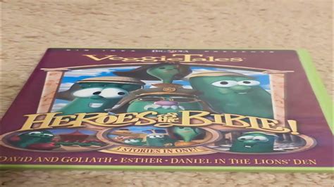 Veggietales Heroes Of The Bible Dvd Showcase Youtube