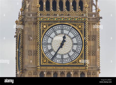 The Big Ben Great Bell Clock At The North End Of The Palace Of