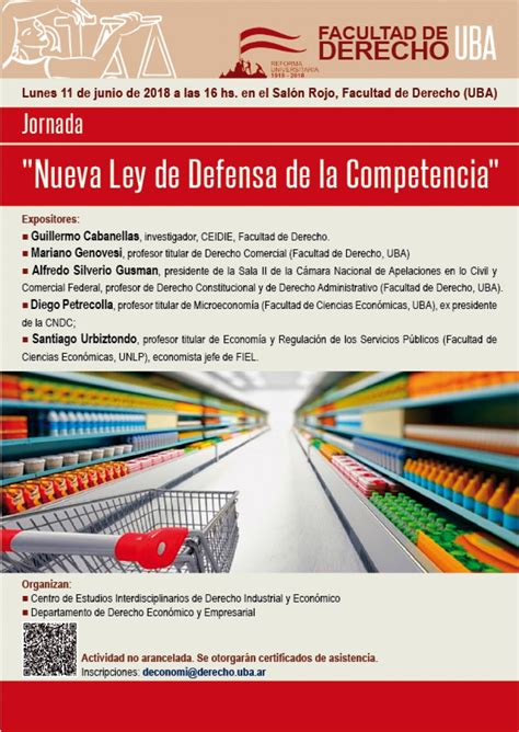 Jornada Nueva Ley De Defensa De La Competencia Facultad De Derecho