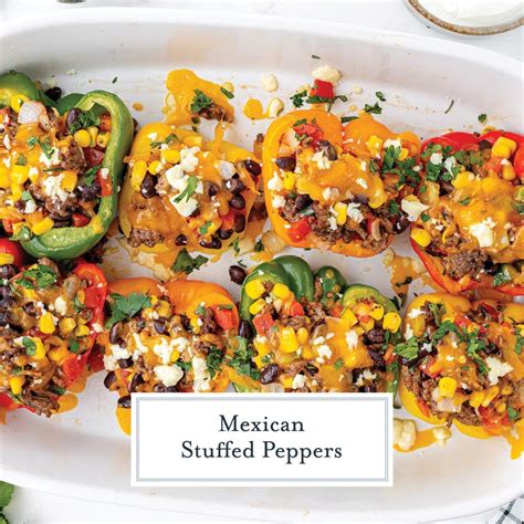 Best Mexican Stuffed Peppers Recipe Ready In Under 1 Hour