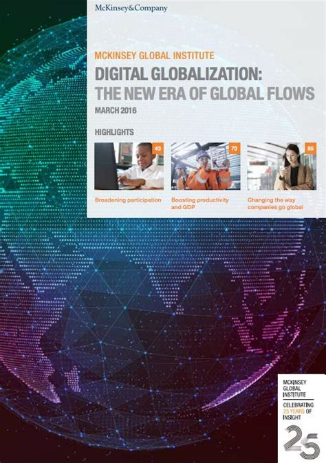 Mgi Mckinsey Global Institute 2016 Digital Globalization The New