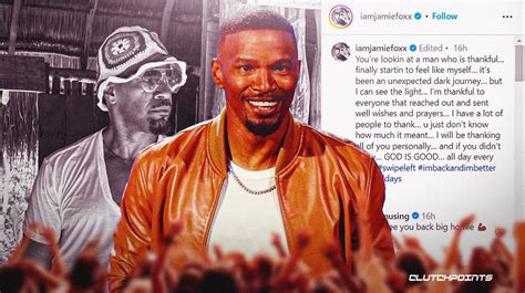 Jamie Foxx shares positive health update post medical scare