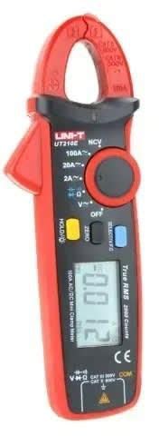 Uni T Ut210e True Rms Ac Dc Current Mini Clamp Meters W Capacitance