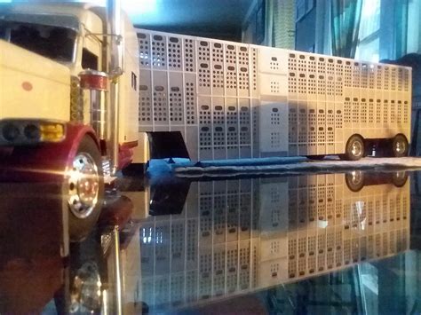 124 25th Modern Livestock Trailer Model Kit Etsy