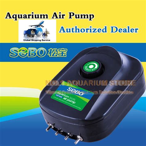 SOBO Silent Aquarium Air Pump Oxygen Pond Aerator Water Fish Tank SB