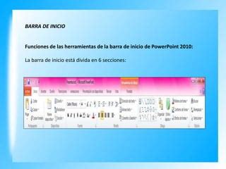 Powerpoint Barra De Inicio Trabajar Con Textosfunción De Corrección Pptx