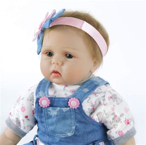 Ziyiui Reborn Baby Doll Girls Realistic Inches Cm Handmade Soft