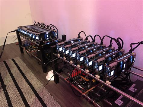 Shoerack Mining Rig 15x1070 450Mhs R Gpumining