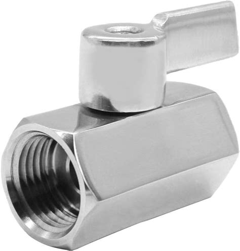 Beduan Mini Ball Valve Stainless Steel 316 3 8 Npt Female X Npt