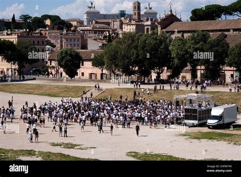 Mauro Scrobogna Lapresse June Rome Italy News Demonstration