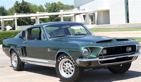 Dark Green 1968 Ford Mustang Shelby Gt 500kr Fastback Mustangattitude