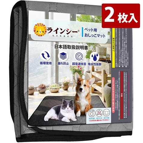 【楽天市場】洗えるペットシーツ 【2枚セット】 ペットシーツ ワイド 厚型 トイレシート 猫 犬 洗える おしっこマット 猫トイレマット 介護