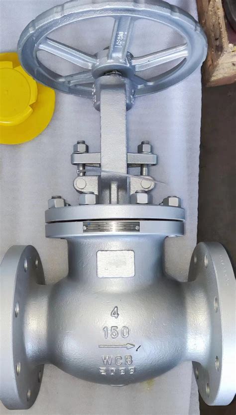 ASME Cast Steel A216 Wcb Rising Stem Globe Valve DN100 Flanged Globe