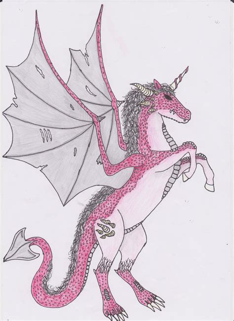 unicorn dragon hybrid by J97Keohreiloh on DeviantArt