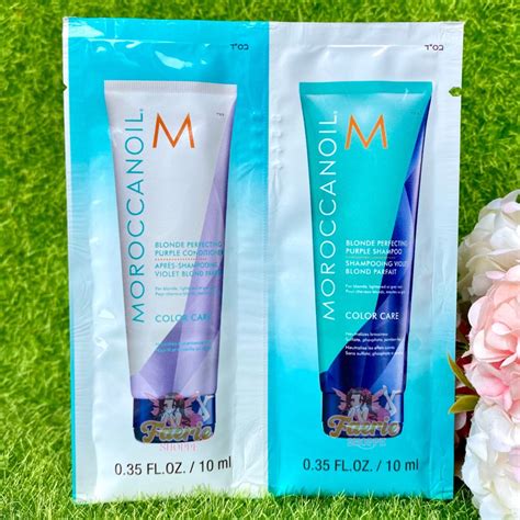 Moroccanoil Blonde Perfecting Purple Shampoo Conditioner Shopee