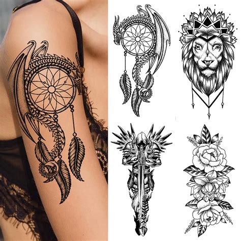 Tatuaje Temporal Impermeable Para Hombres Y Mujeres Pegatina Con