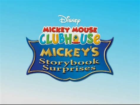 Mickey Mouse Clubhouse Mickey Storybook Surprise