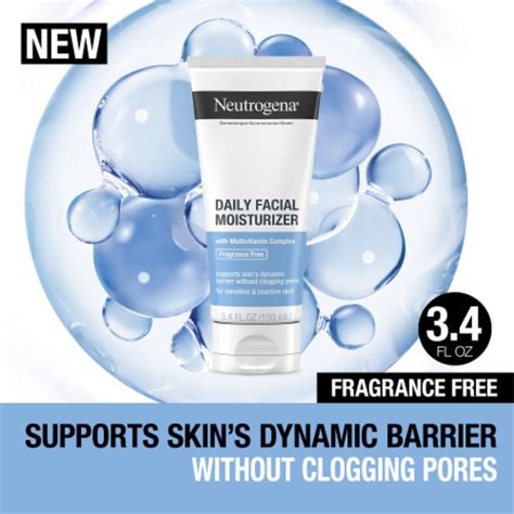 Neutrogena Fragrance Free Daily Facial Moisturizer for Sensitive Skin ...