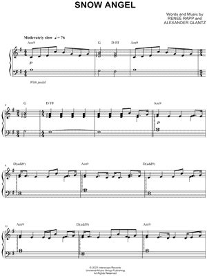 "Snow Angel" Sheet Music - 6 Arrangements Available Instantly - Musicnotes