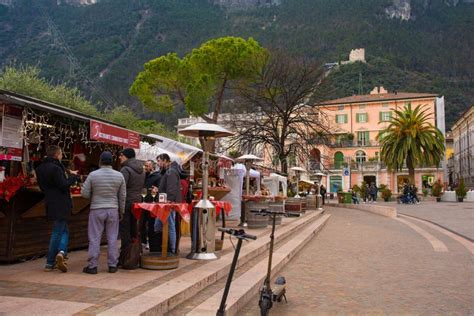 Riva Del Garda Christmas Markets Editorial Stock Image Image Of