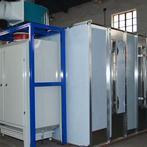 Easy To Operate Ground Type Powder Coating Spray Booth System For Sale