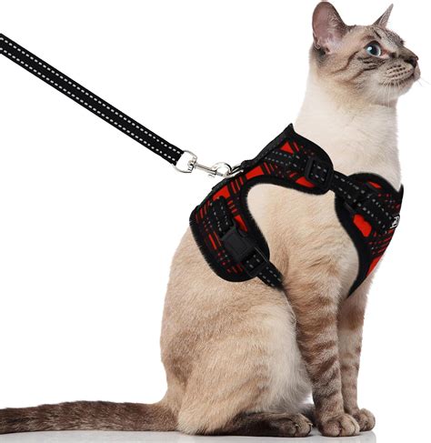 Pet Supplies Supet Cat Harness And Leash For Walking Escape Proof