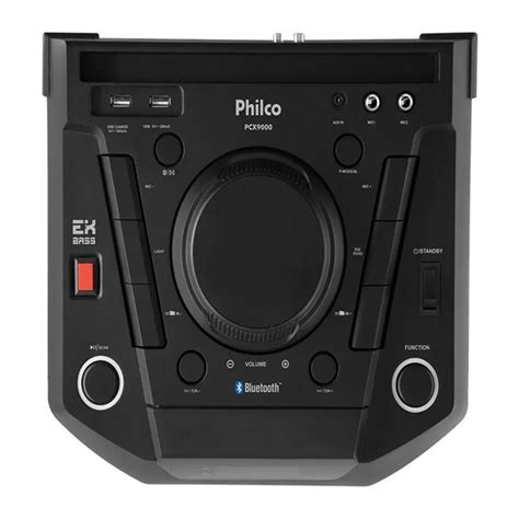 Caixa De Som Bluetooth Philco Pcx Ac Stica W Usb Tweeter