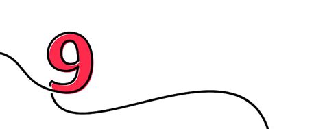 single  menarik sembilan angka  ilustrasi stok  gambar