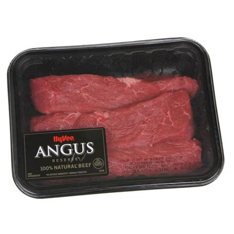 Hy Vee Angus Reserve Beef Loin Boneless Sirloin Strip Steak Per Lb