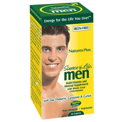 Nature S Plus Source Of Life Men 60 Tabs Πολυβιταμίνη για άνδρες Vita4you